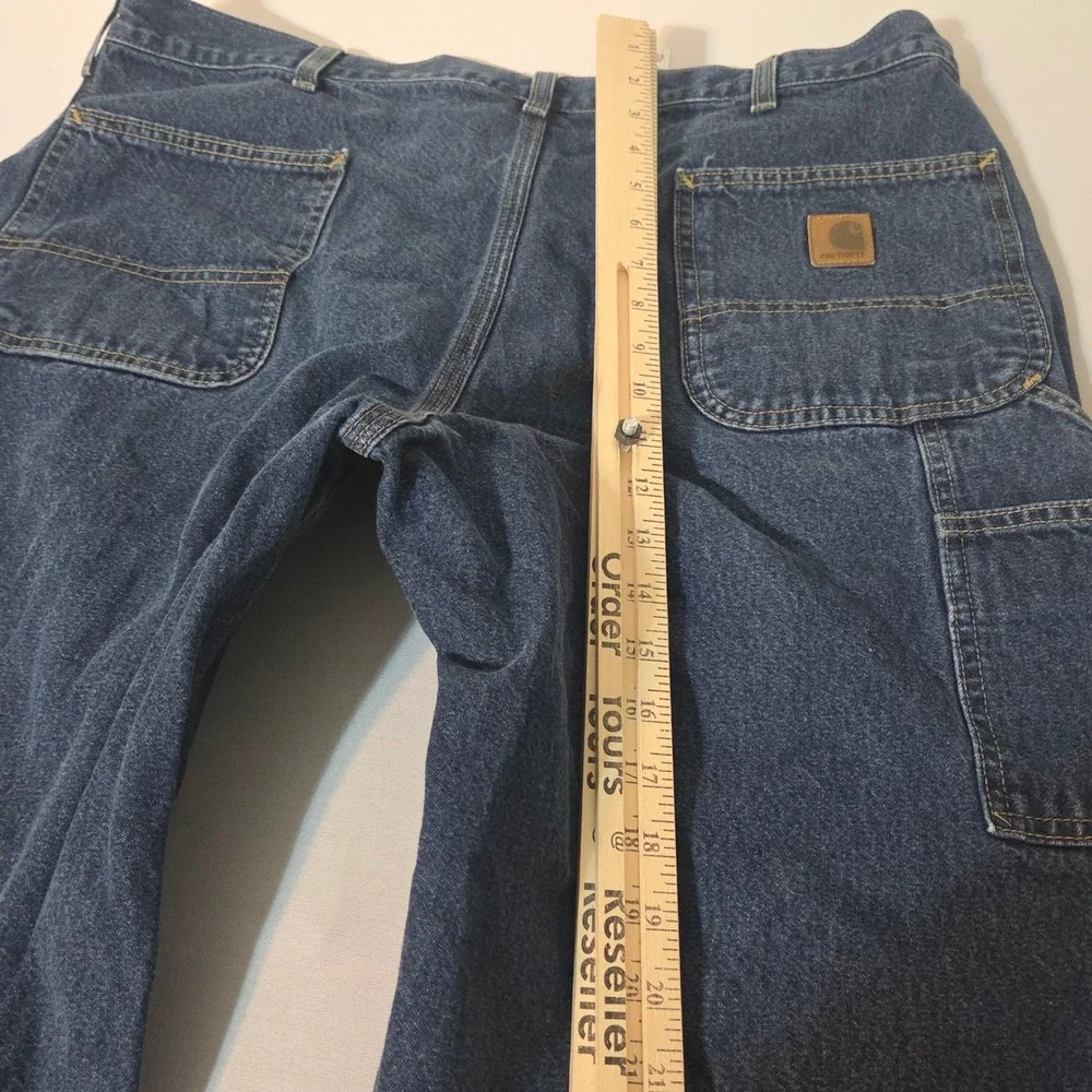 Carhartt B13 HDK Dungaree Jeans Mens 40x32 Dark Wash Carpenter Denim Pants